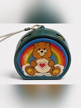 Vintage Care Bears Tenderheart Working AM Radio Player 1983 American Greetings
